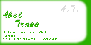abel trapp business card